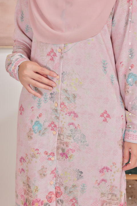 Mysa Printed Exclusive Ironless Heavy Chiffon Crepe Long Blouse 2.0