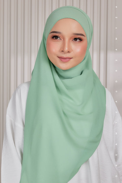 Myza Deluxe Heavy Chiffon Shawl Tudung