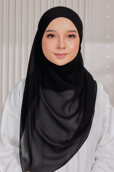 Myza Deluxe Heavy Chiffon Shawl Tudung