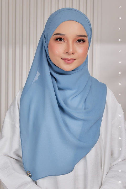 Myza Deluxe Heavy Chiffon Shawl Tudung