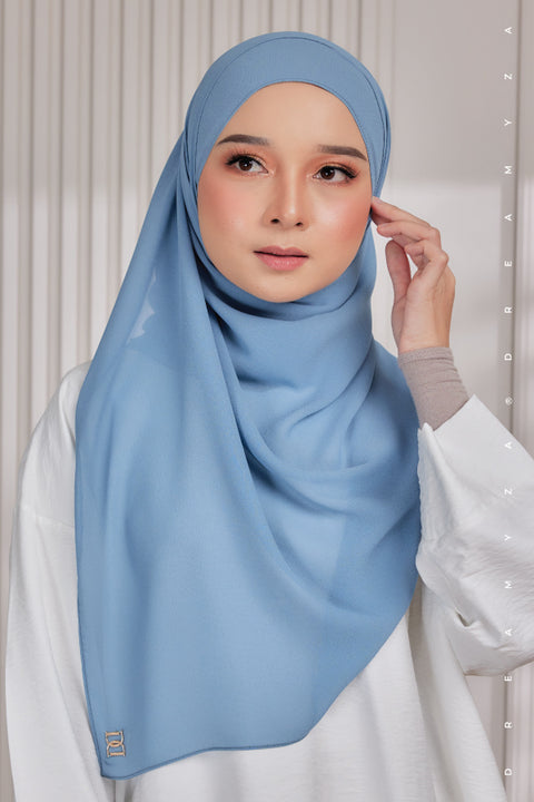 Myza Deluxe Heavy Chiffon Shawl Tudung