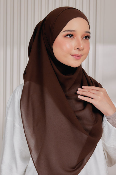 Myza Deluxe Heavy Chiffon Shawl Tudung