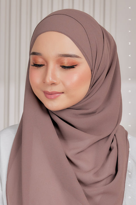 Myza Deluxe Heavy Chiffon Shawl Tudung