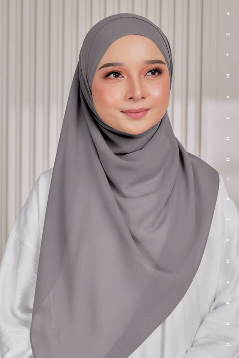 Myza Deluxe Heavy Chiffon Shawl Tudung