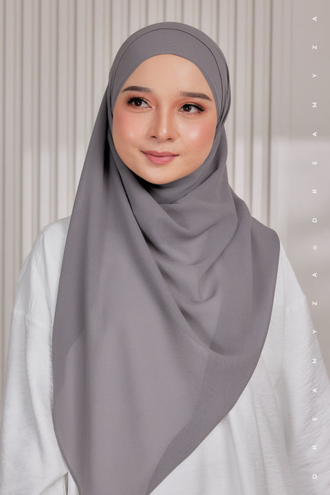 Myza Deluxe Heavy Chiffon Shawl Tudung