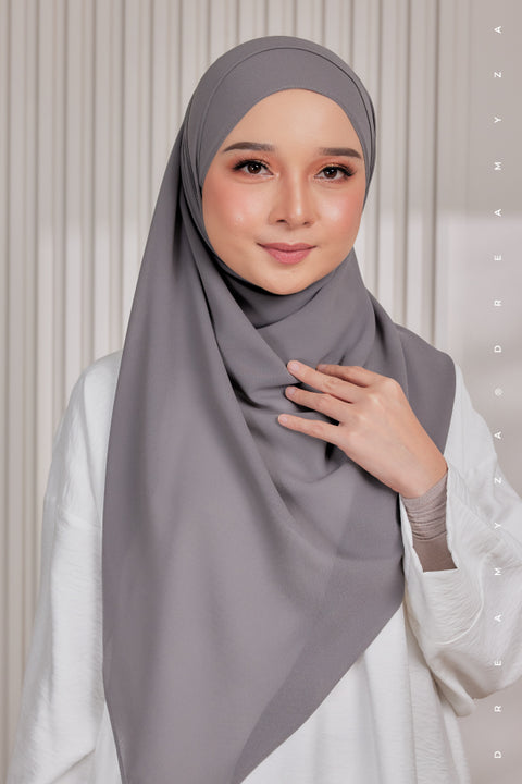 Myza Deluxe Heavy Chiffon Shawl Tudung