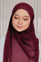 Myza Deluxe Heavy Chiffon Shawl Tudung