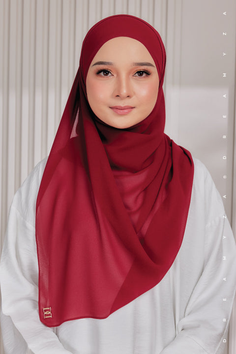 Myza Deluxe Heavy Chiffon Shawl Tudung