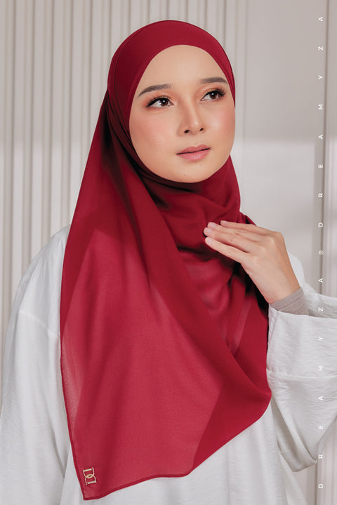 Myza Deluxe Heavy Chiffon Shawl Tudung