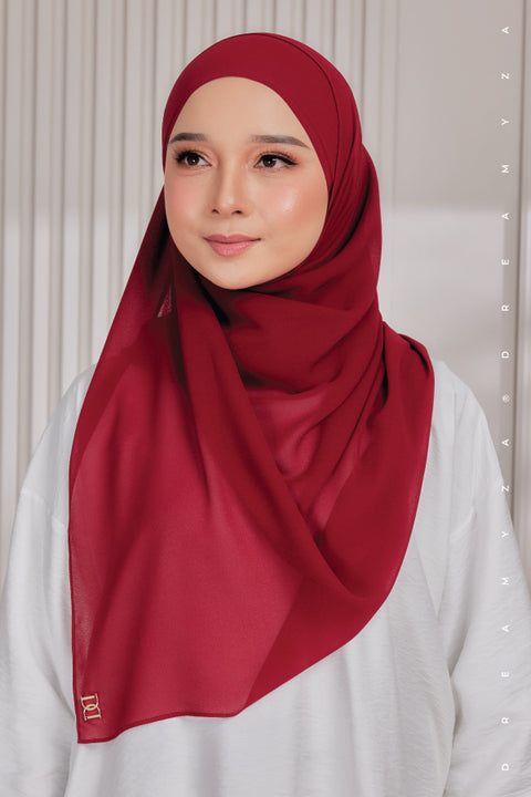 Myza Deluxe Heavy Chiffon Shawl Tudung