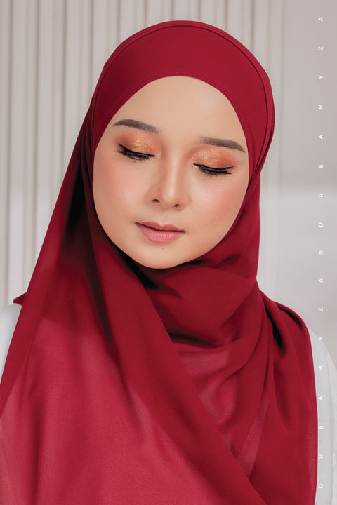 Myza Deluxe Heavy Chiffon Shawl Tudung