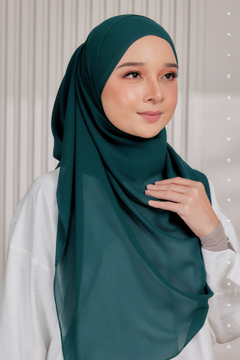 Myza Deluxe Heavy Chiffon Shawl Tudung