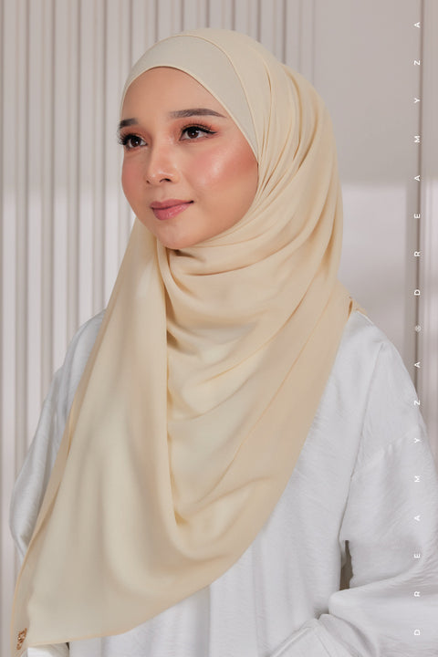 Myza Deluxe Heavy Chiffon Shawl Tudung