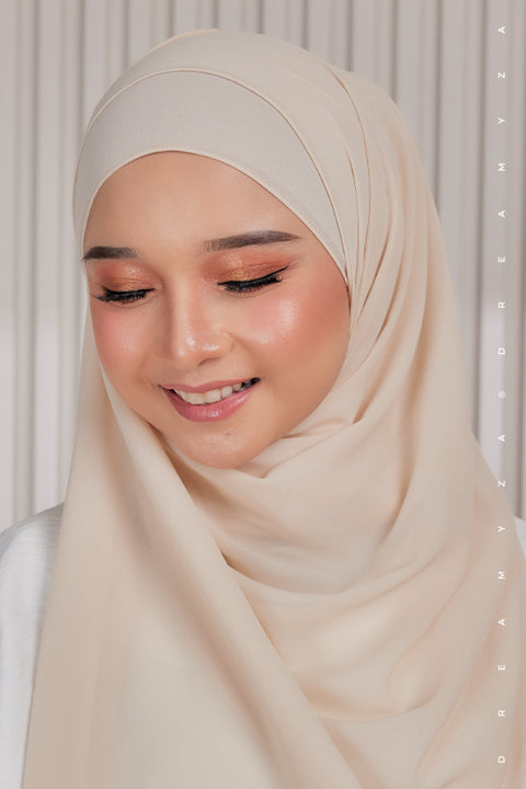 Myza Deluxe Heavy Chiffon Shawl Tudung