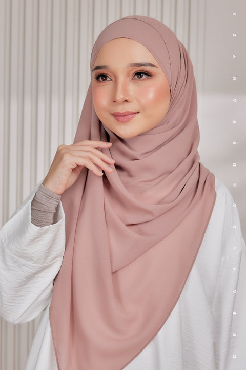 Myza Deluxe Heavy Chiffon Shawl Tudung