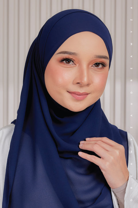 Myza Deluxe Heavy Chiffon Shawl Tudung