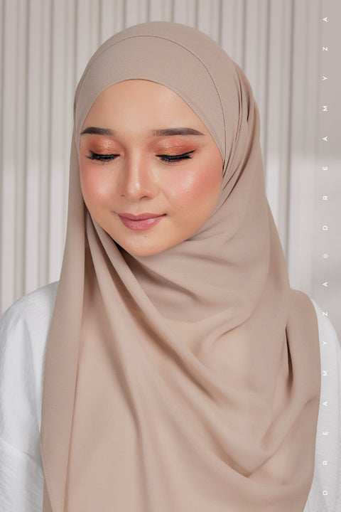 Myza Deluxe Heavy Chiffon Shawl Tudung