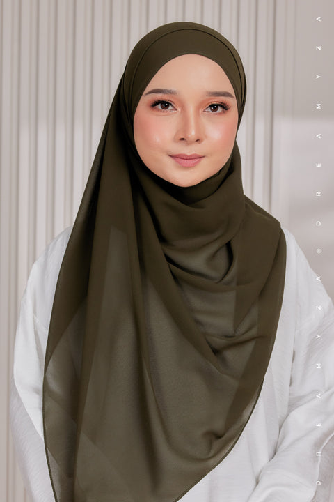 Myza Deluxe Heavy Chiffon Shawl Tudung