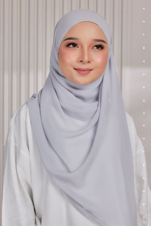 Myza Deluxe Heavy Chiffon Shawl Tudung