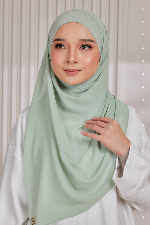 Myza Deluxe Heavy Chiffon Shawl Tudung