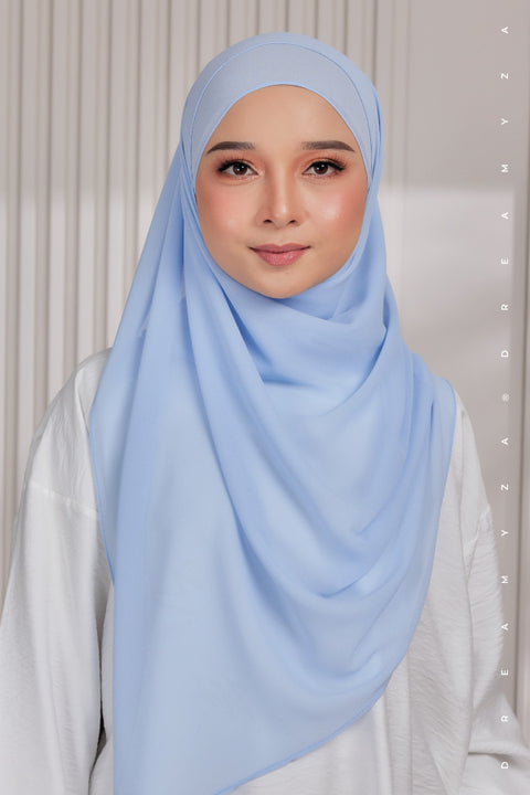 Myza Deluxe Heavy Chiffon Shawl Tudung