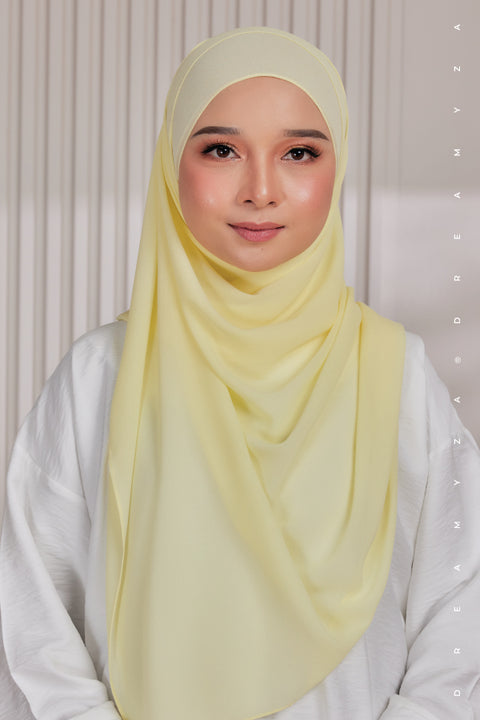 Myza Deluxe Heavy Chiffon Shawl Tudung