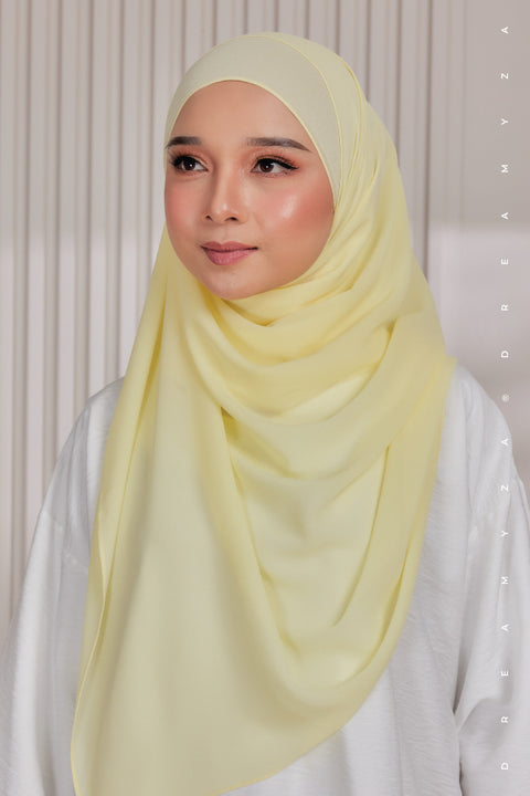 Myza Deluxe Heavy Chiffon Shawl Tudung