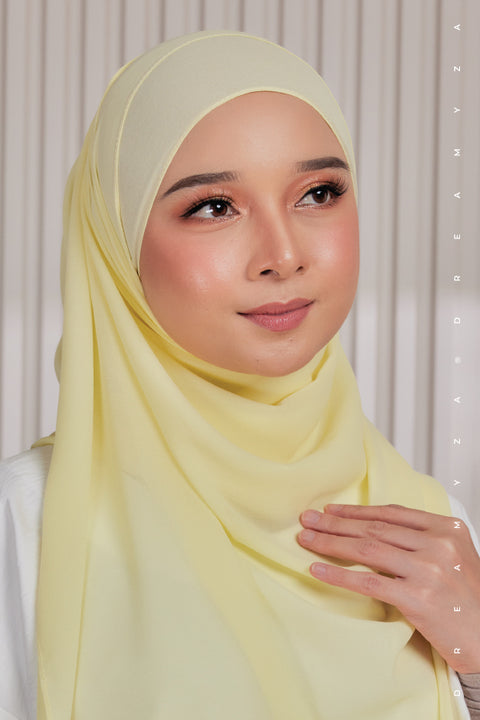 Myza Deluxe Heavy Chiffon Shawl Tudung