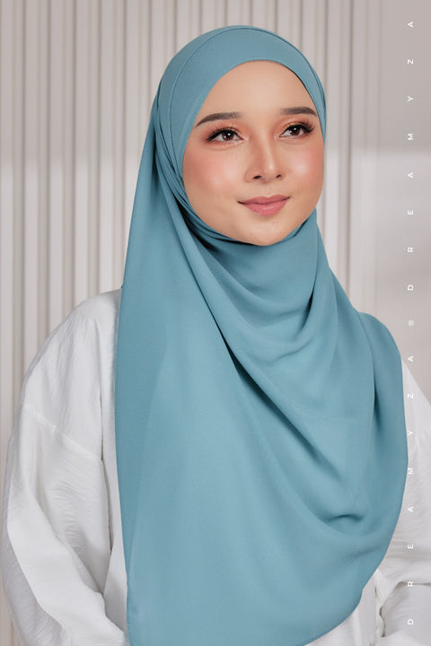 Myza Deluxe Heavy Chiffon Shawl Tudung