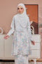 Manis Embroidered Printed Chiffon Riau Pahang Modern Kurung