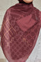 Nura Printed Premium Heavy Chiffon Shawl Tudung
