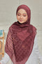 Nura Printed Premium Heavy Chiffon Shawl Tudung
