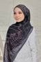 Nura Printed Premium Heavy Chiffon Shawl Tudung