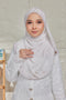 Nura Printed Premium Heavy Chiffon Shawl Tudung