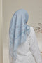 Memories of Joy Printed Luxe Cotton Voile Bawal Square Scarf