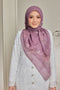 Memories of Joy Printed Luxe Cotton Voile Bawal Square Scarf