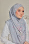 Memories of Joy Printed Luxe Cotton Voile Bawal Square Scarf