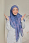 Memories of Joy Printed Luxe Cotton Voile Bawal Square Scarf