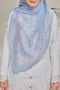 Memories of Joy Printed Luxe Cotton Voile Bawal Square Scarf