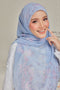 Memories of Joy Printed Luxe Cotton Voile Bawal Square Scarf