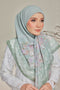 Memories of Joy Printed Luxe Cotton Voile Bawal Square Scarf