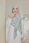 Memories of Joy Printed Luxe Cotton Voile Bawal Square Scarf