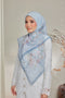 Memories of Joy Printed Luxe Cotton Voile Bawal Square Scarf