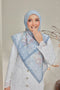 Memories of Joy Printed Luxe Cotton Voile Bawal Square Scarf