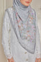 Memories of Joy Printed Luxe Cotton Voile Bawal Square Scarf