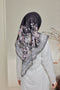 Memories of Joy Printed Luxe Cotton Voile Bawal Square Scarf