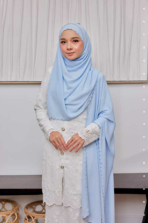 Rara Luxe Selendang Sulam Veil Shawl