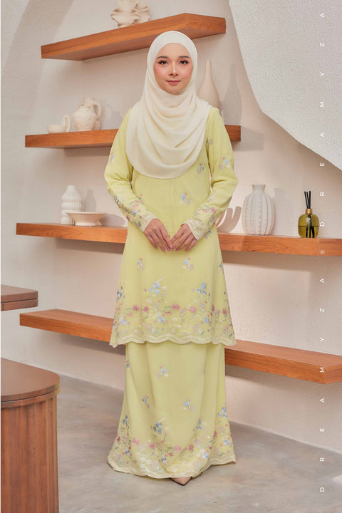 Alina Embroidered Chiffon Modern Baju Kurung