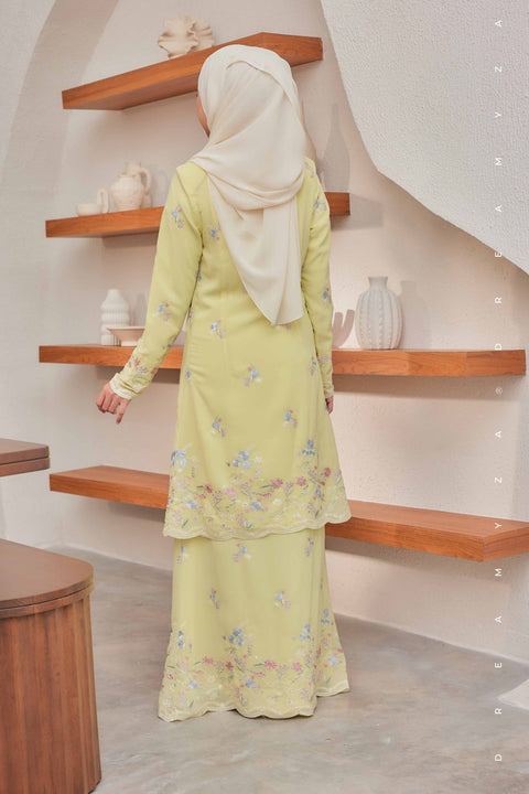 Alina Embroidered Chiffon Modern Baju Kurung