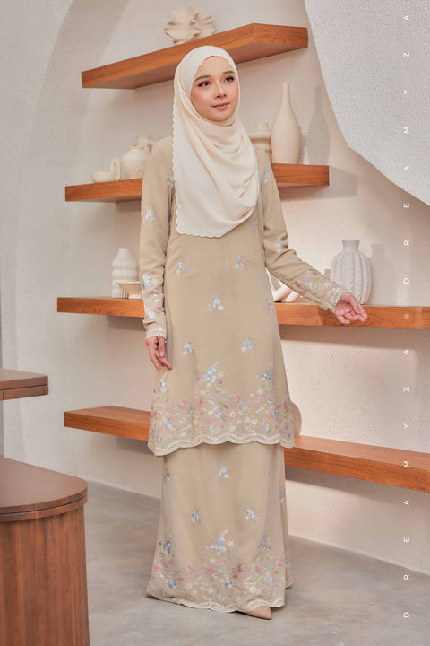 Alina Embroidered Chiffon Modern Baju Kurung